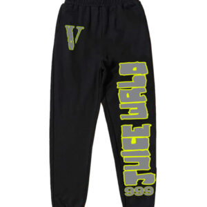 Juice Wrld x Vlone Legend Black Sweatpants