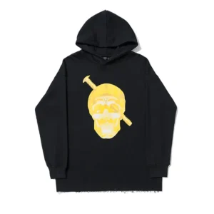 Yellow Skull Vlone Hoodie