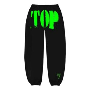 YoungBoy Vlone Green Top Black Sweatpants